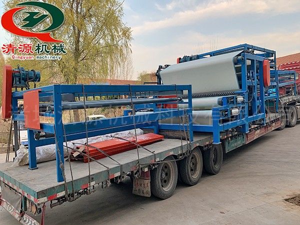 發(fā)往濰坊壽光洗砂帶式污泥壓濾機(jī)